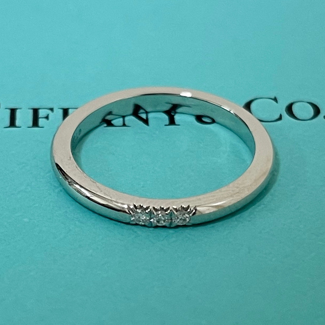Tiffany&Co. ティファニー リング 3Pダイヤ Pt950 指輪chanel