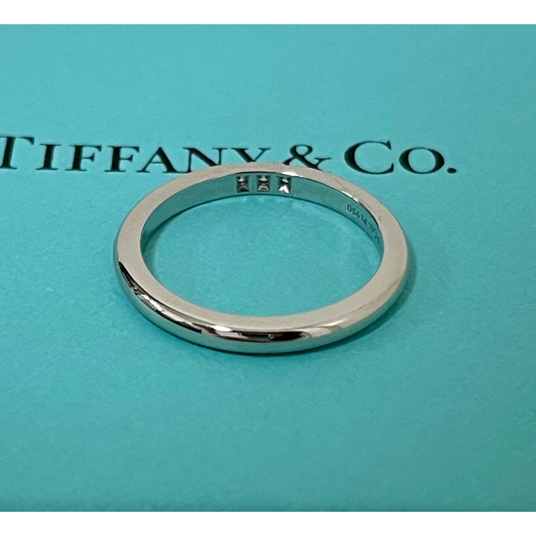 Tiffany & Co.(ティファニー)のTiffany&Co. ティファニー リング 3Pダイヤ Pt950 指輪 レディースのアクセサリー(リング(指輪))の商品写真