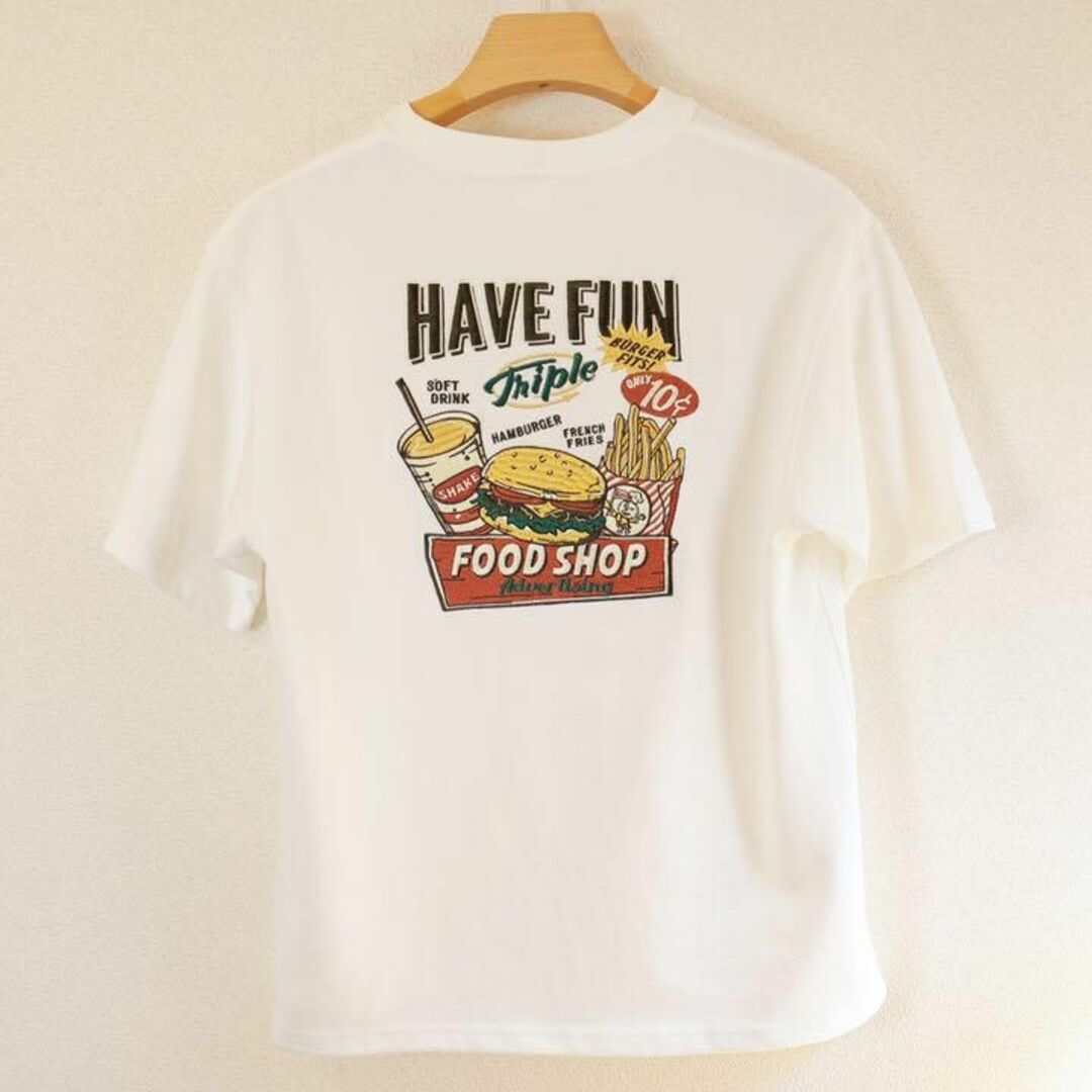 『新品』ジャンクフードＴシャツ【ホワイトL メンズのトップス(Tシャツ/カットソー(半袖/袖なし))の商品写真