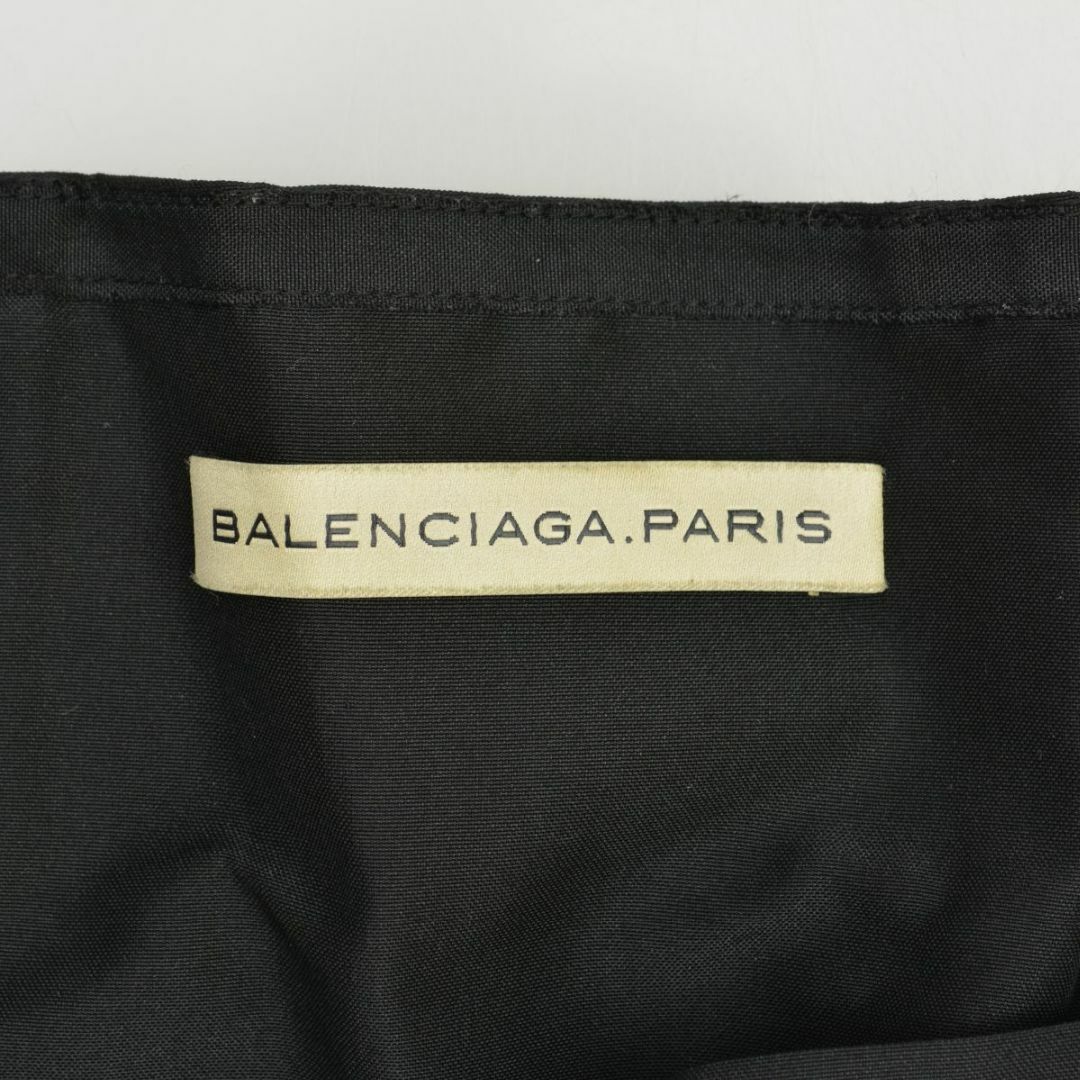 Balenciaga(バレンシアガ)の【BALENCIAGA】2008年製 219406 シルクブレンドミニスカート レディースのスカート(ミニスカート)の商品写真