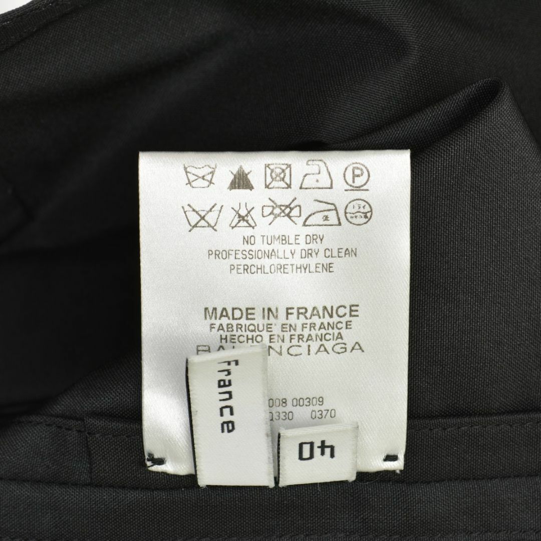Balenciaga(バレンシアガ)の【BALENCIAGA】2008年製 219406 シルクブレンドミニスカート レディースのスカート(ミニスカート)の商品写真