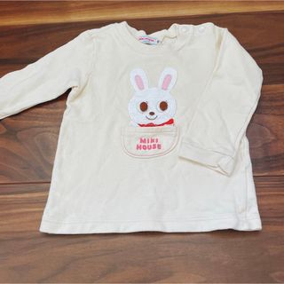 ミキハウス(mikihouse)のミキハウス　トップス　ベージュ　90(Tシャツ/カットソー)