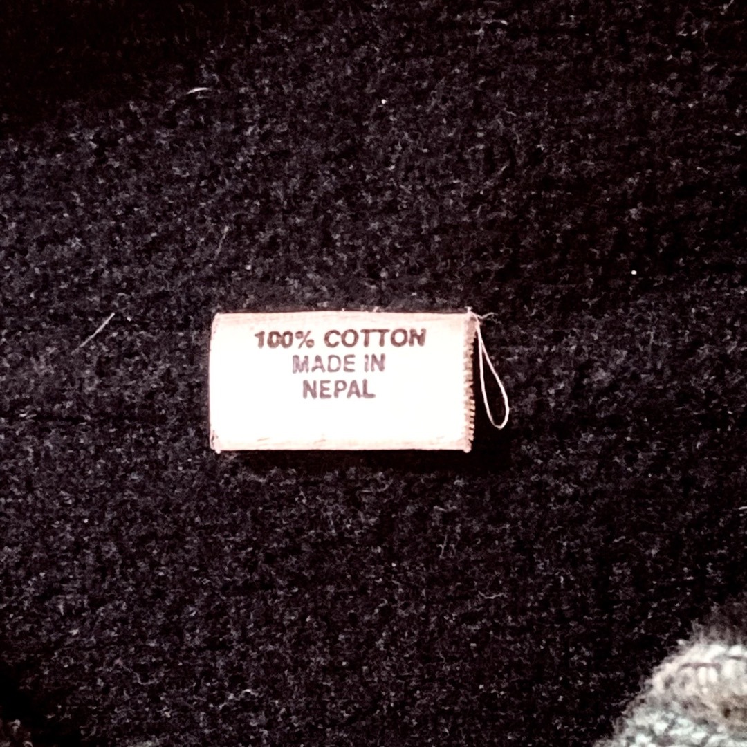 【民族風】裏地有 ネパール産　コットンフリース　ブルゾン  ハンドメイド　コート メンズのジャケット/アウター(ブルゾン)の商品写真