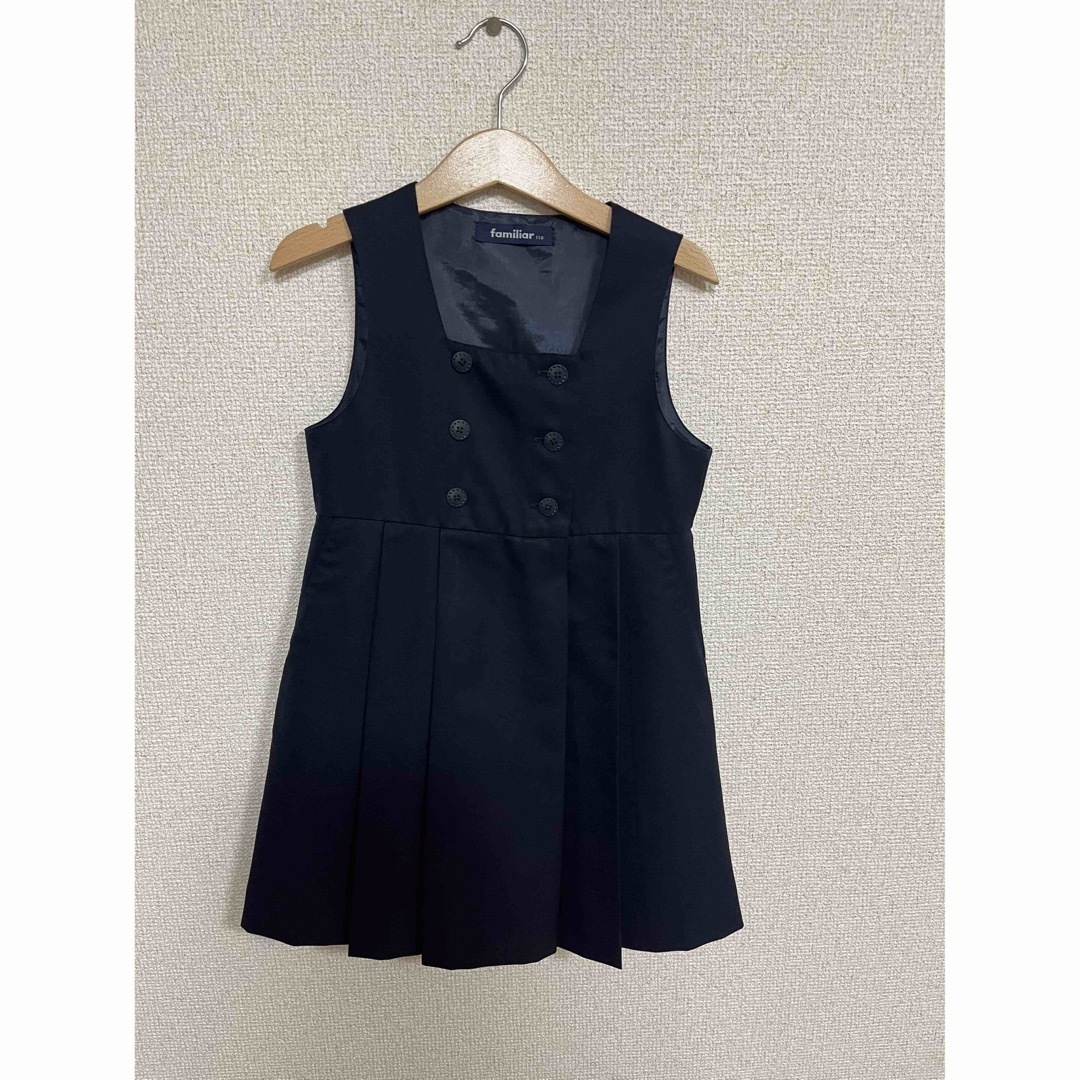 familiar(ファミリア)のファミリア  お受験スーツ濃紺 キッズ/ベビー/マタニティのキッズ服女の子用(90cm~)(ドレス/フォーマル)の商品写真