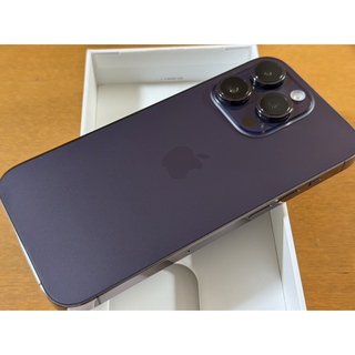アップル(Apple)のiPhone14 Pro Deep Purple 256GB(スマートフォン本体)