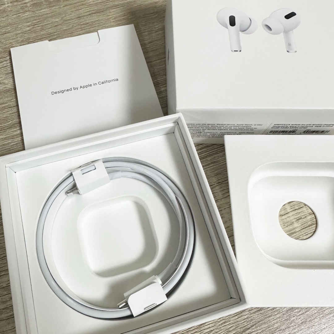 AirPods Pro 箱とケーブルのみ - イヤフォン