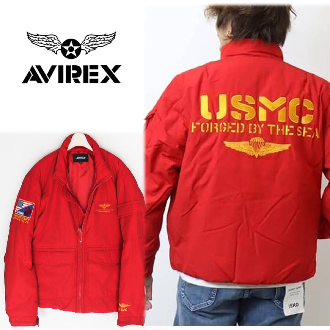 《アヴィレックス》新品 US NAVY G-1 パディングジャケット ＸL