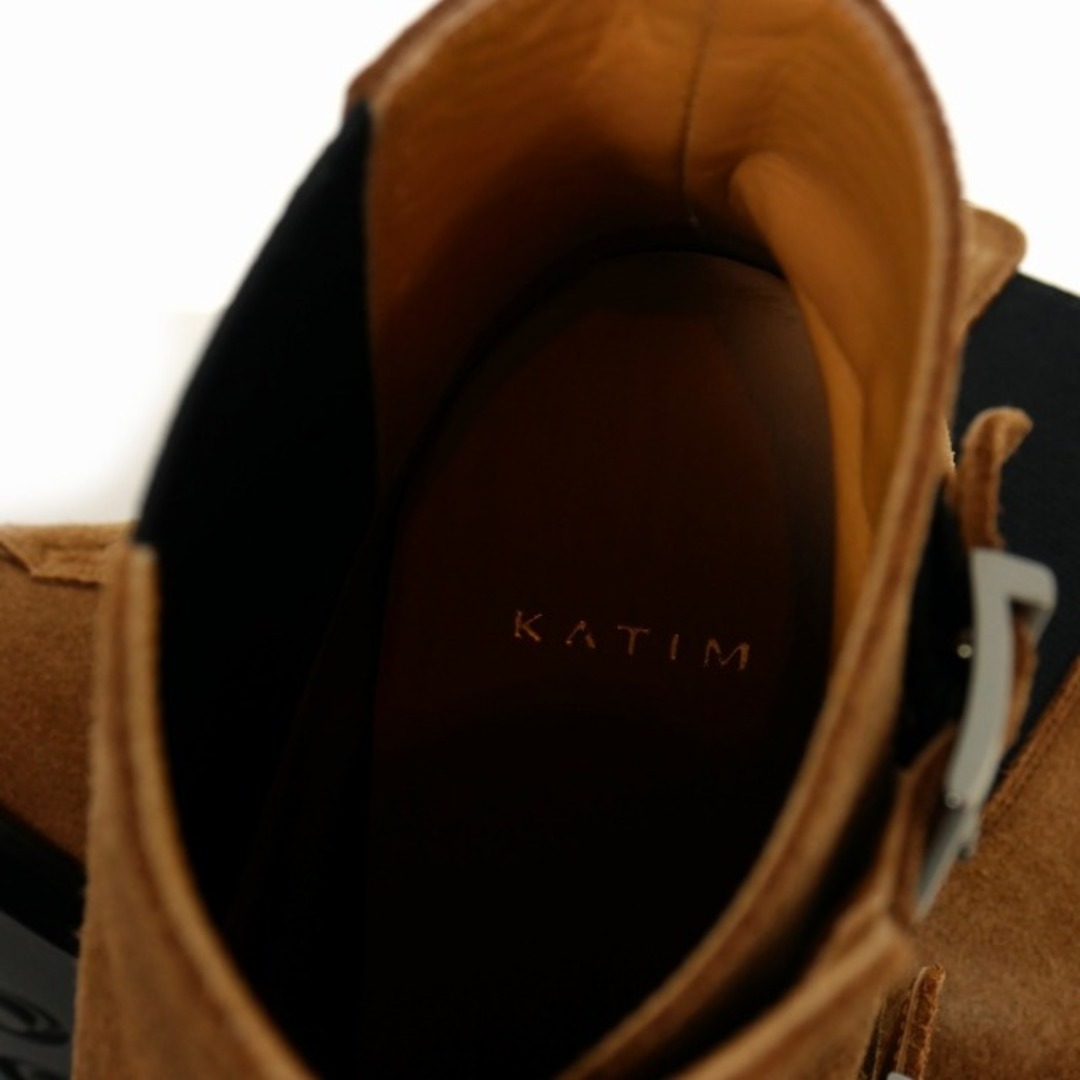 other(アザー)のカチム KATIM DERBY モンクストラップ ショートブーツ スエードレザー レディースの靴/シューズ(ブーツ)の商品写真