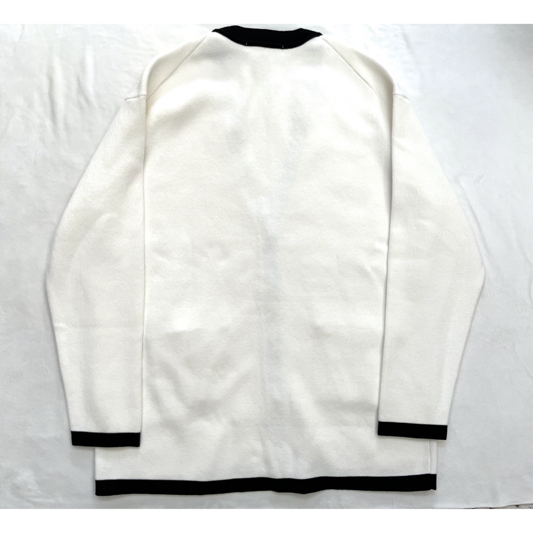 極美品☆23区 【洗える】コンパクトコットンポリエステル カーディガン 38