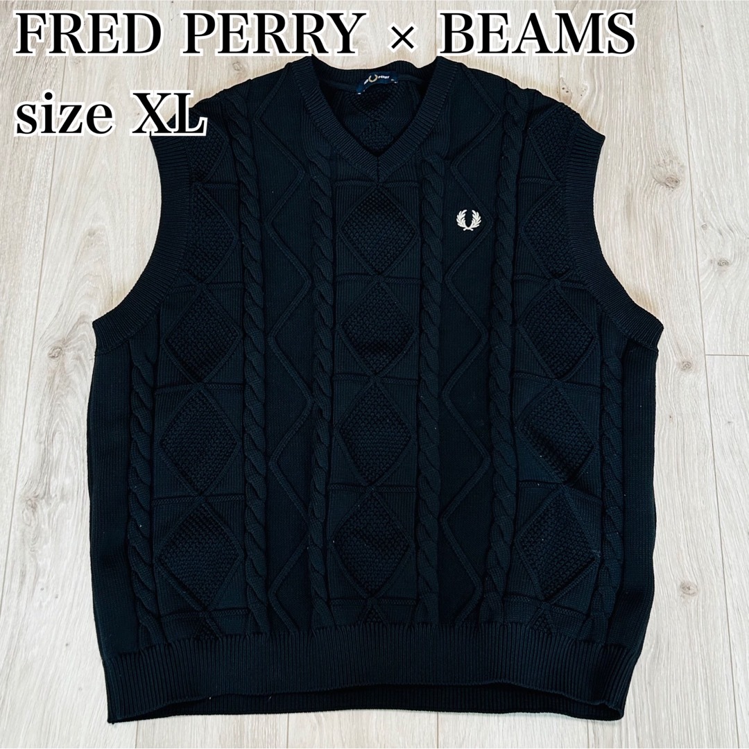 FRED PERRY - 【極美品】FRED PERRY × BEAMS 別注 ケーブルニット