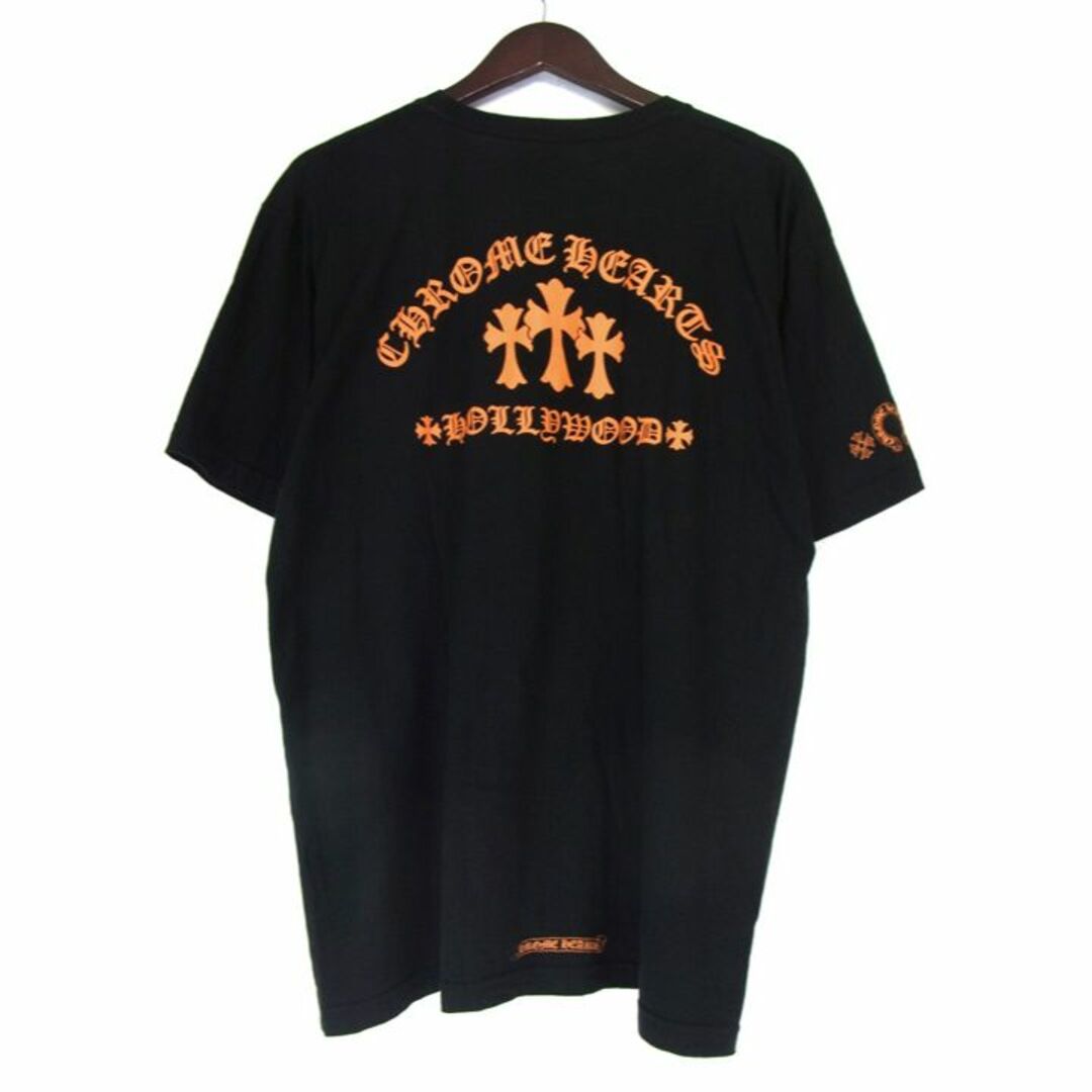 クロムハーツ  Orange Cemetery Cross Tee セメタリークロスプリントTシャツ メンズ XL