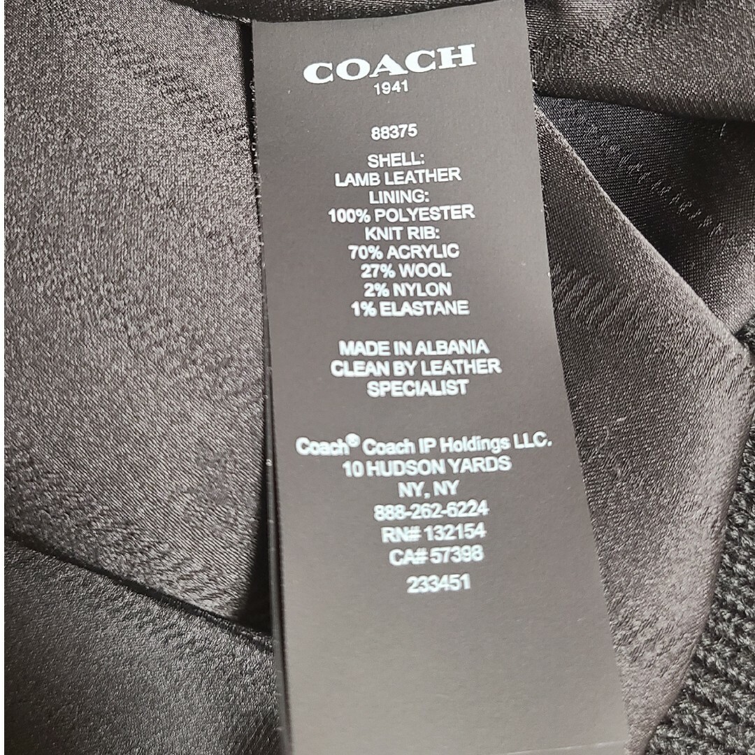 COACH(コーチ)のCOACH　革ジャン レディースのジャケット/アウター(ライダースジャケット)の商品写真