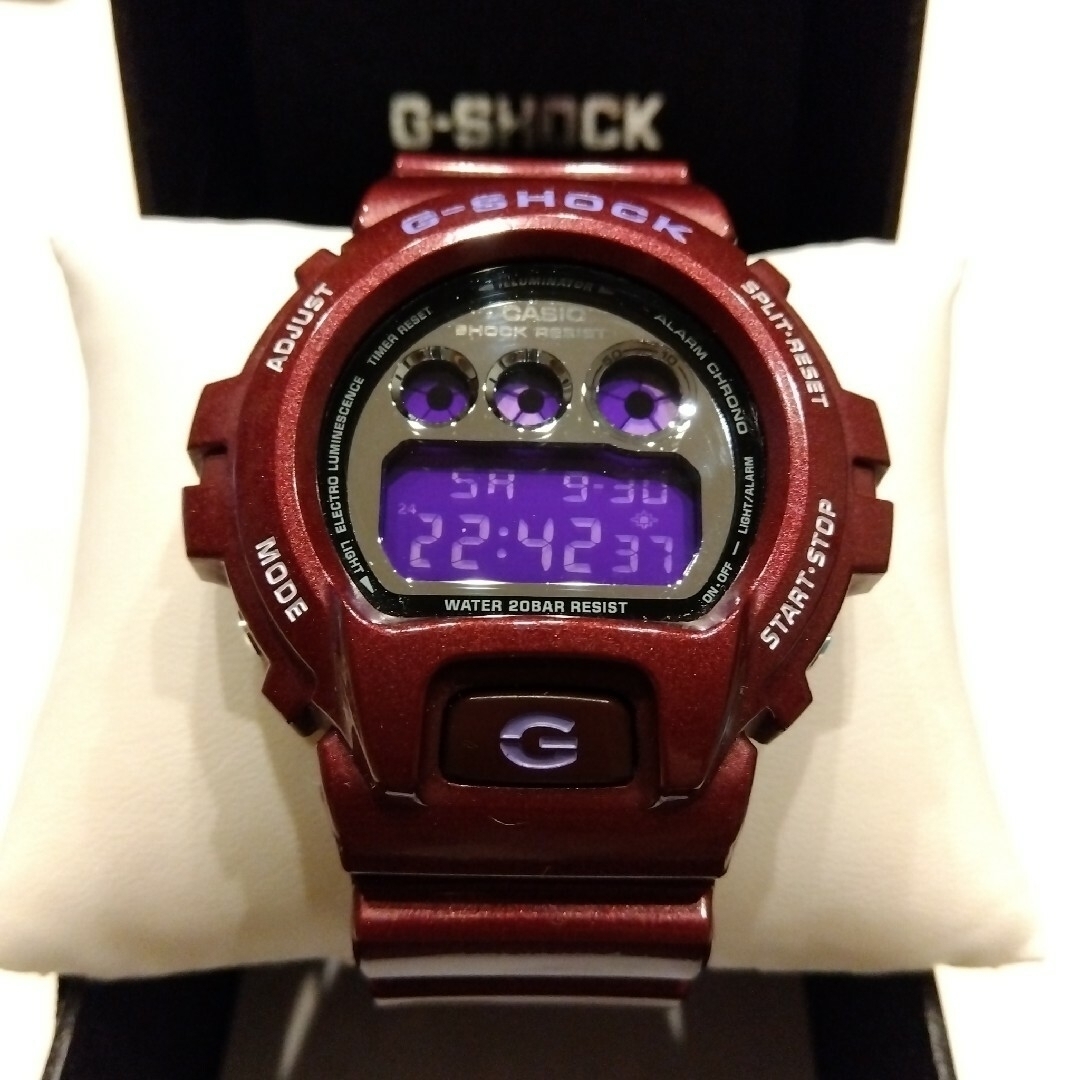 CASIO G‐SHOCK DW‐6900SB バーガンディー ワインレッド