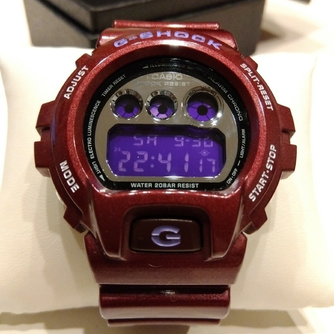 CASIO G‐SHOCK DW‐6900SB バーガンディー ワインレッド-