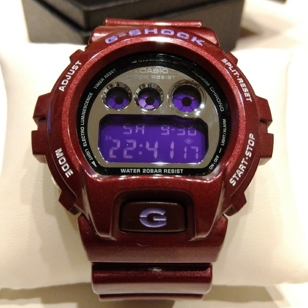 CASIO G‐SHOCK DW‐6900SB バーガンディー ワインレッド