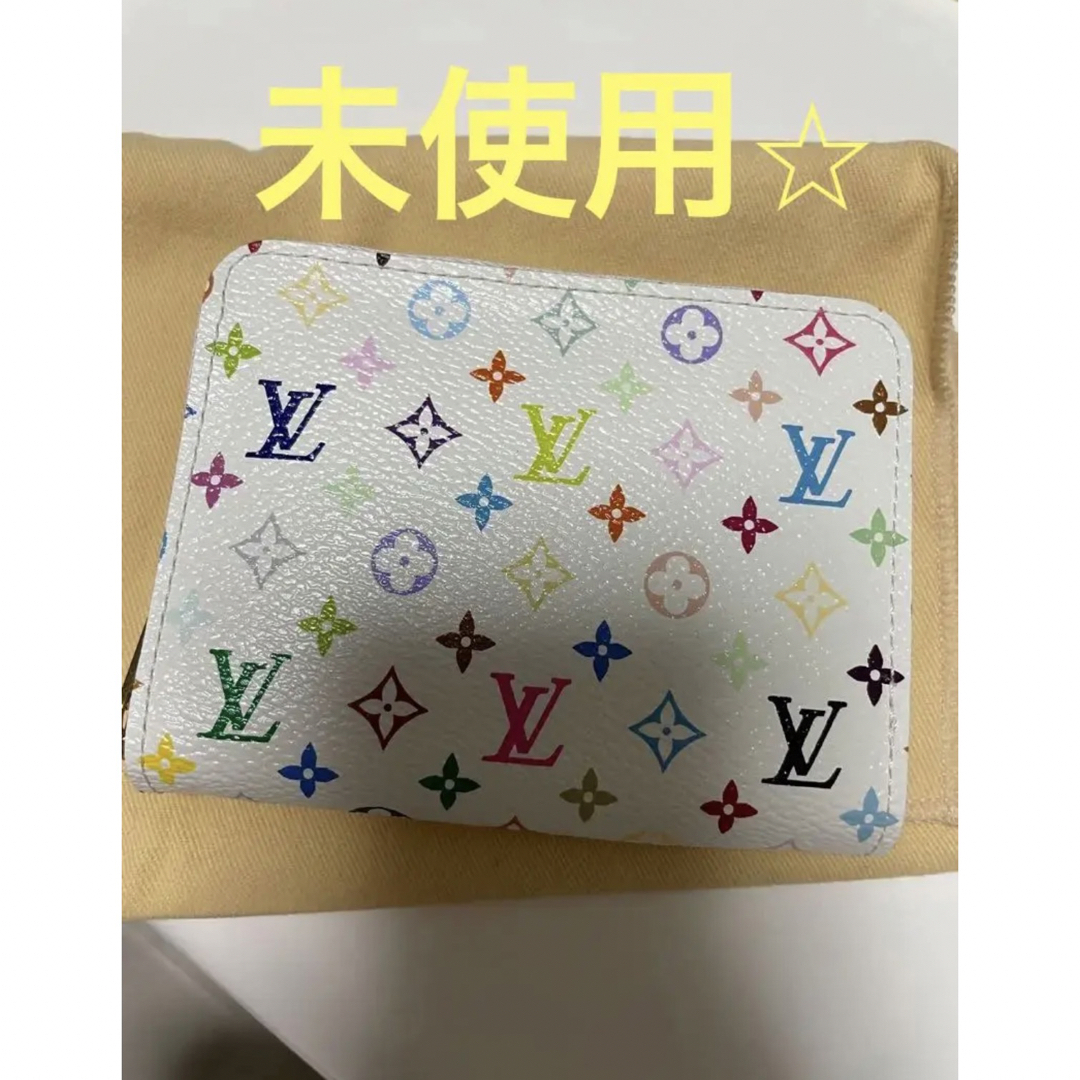 希少LOUIS VUITTONマルチカラージッピーコインパース-
