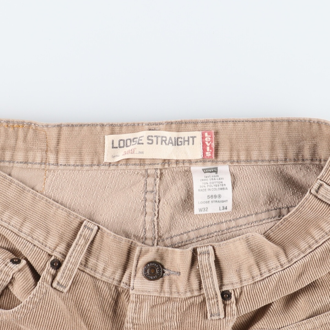 Levi's(リーバイス)の古着 リーバイス Levi's 569 LOOSE STRAIGHT コーデュロイパンツ メンズw33 /eaa376147 メンズのパンツ(その他)の商品写真