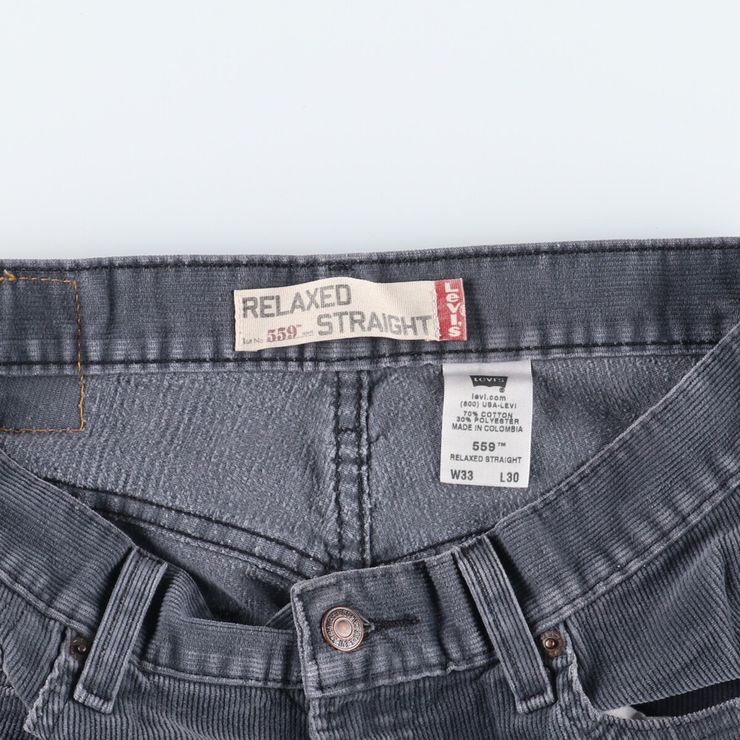 無地生産国リーバイス Levi's 559 RELAXED STRAIGHT コーデュロイパンツ メンズw33 /eaa376151