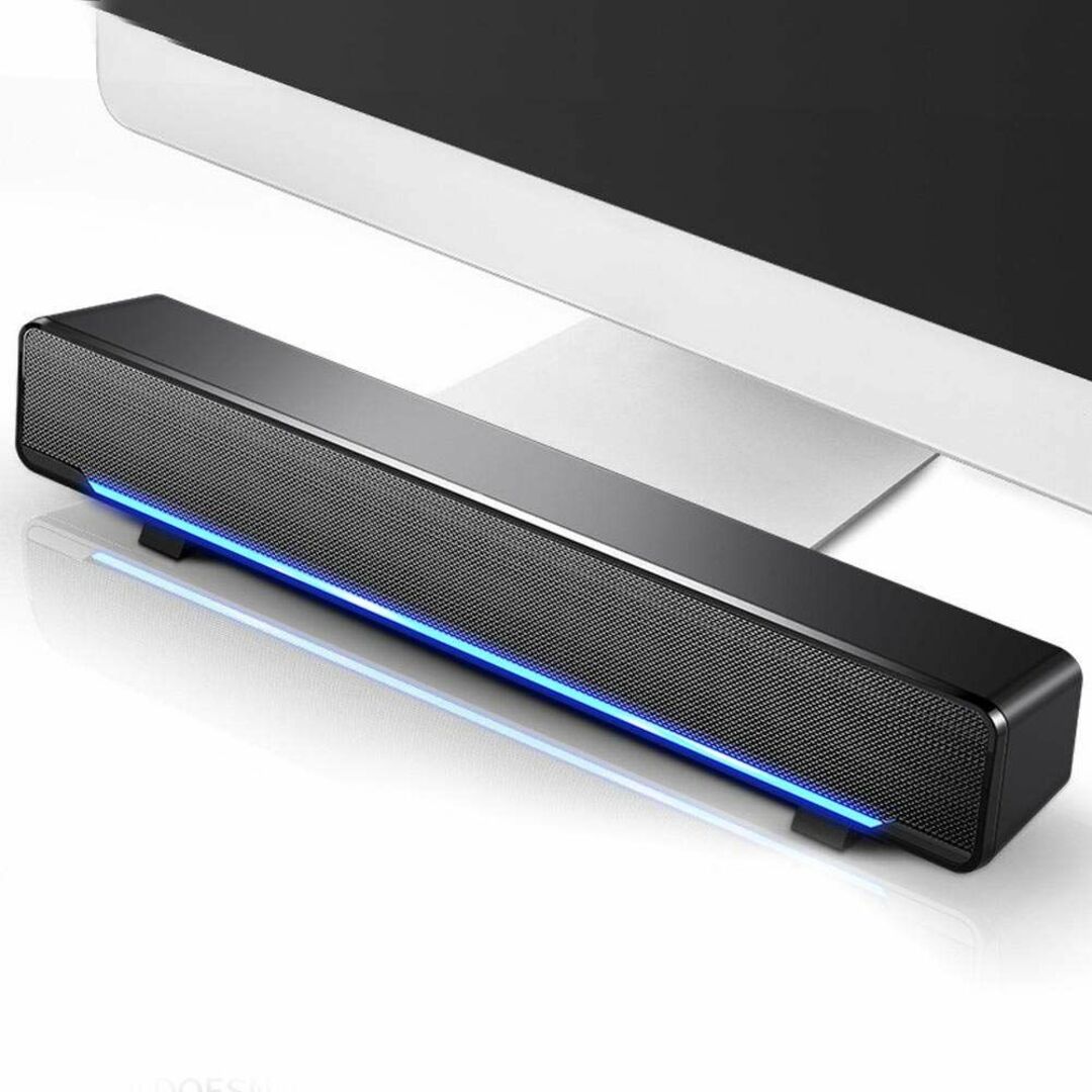 USB電源サウンドバースピーカー PC スピーカー ステレオ USB ...