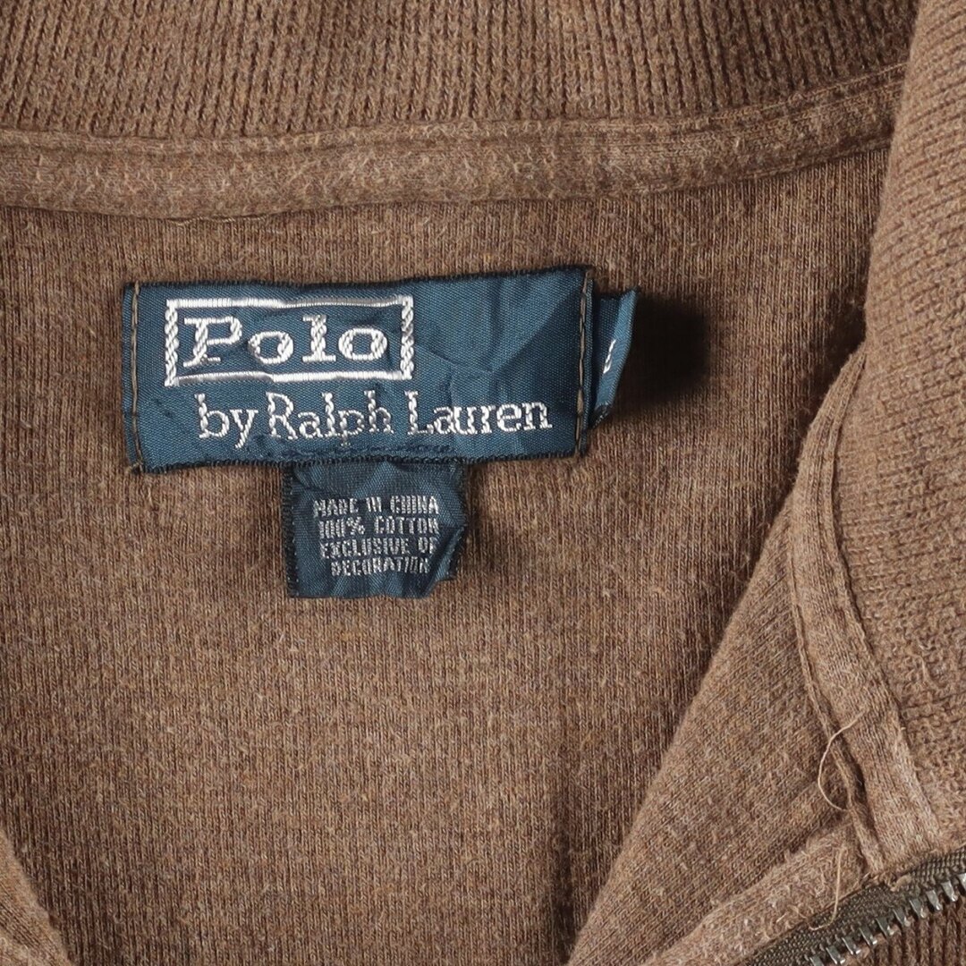 Ralph Lauren(ラルフローレン)の古着 ラルフローレン Ralph Lauren POLO by Ralph Lauren コットンニットハーフジップセーター メンズM /eaa334818 メンズのトップス(ニット/セーター)の商品写真