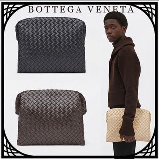 ボッテガヴェネタ(Bottega Veneta)の定価50万ボッテガヴェネタ　BOTTEGA VENETAビジネス　クラッチバック(セカンドバッグ/クラッチバッグ)