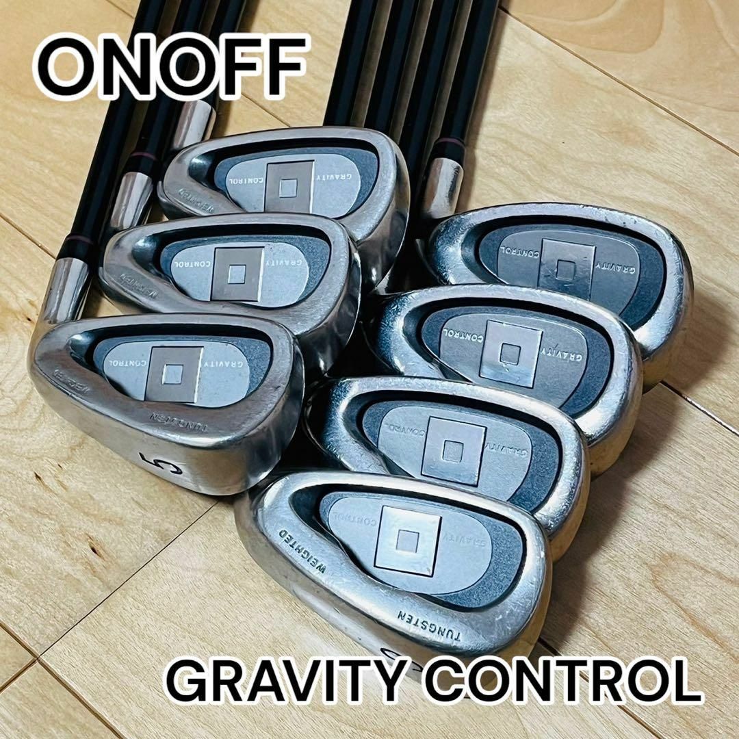 ONOFF オノフ グラビティコントロール アイアンセット 7本 6番欠品
