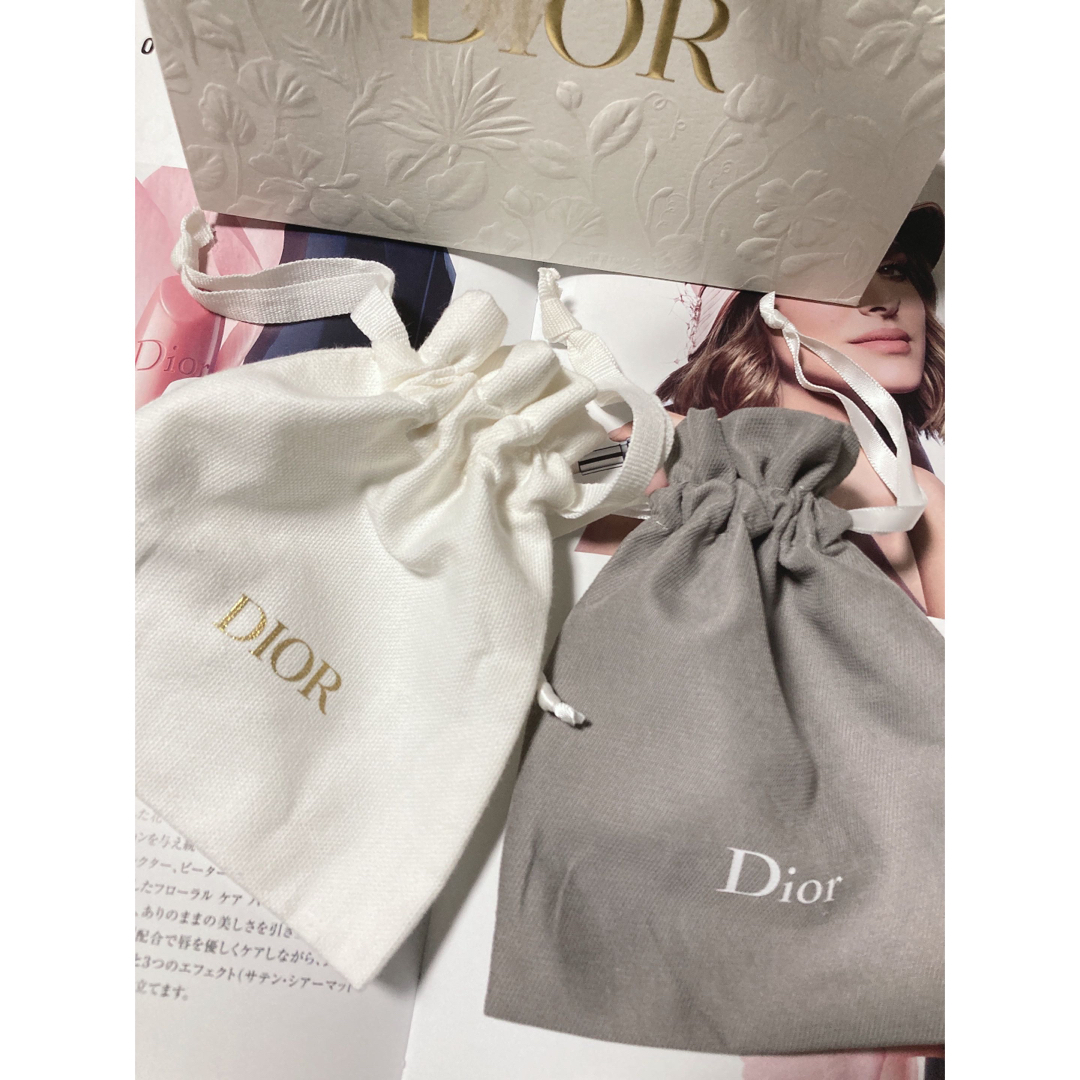 Dior - ディオール 巾着ポーチ 2枚セットの通販 by YUYU's shop