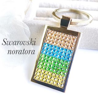 スワロフスキー(SWAROVSKI)のキーホルダー　キーリング　キーケース　スワロフスキー　ボーダー　送料無料　ギフト(キーホルダー)