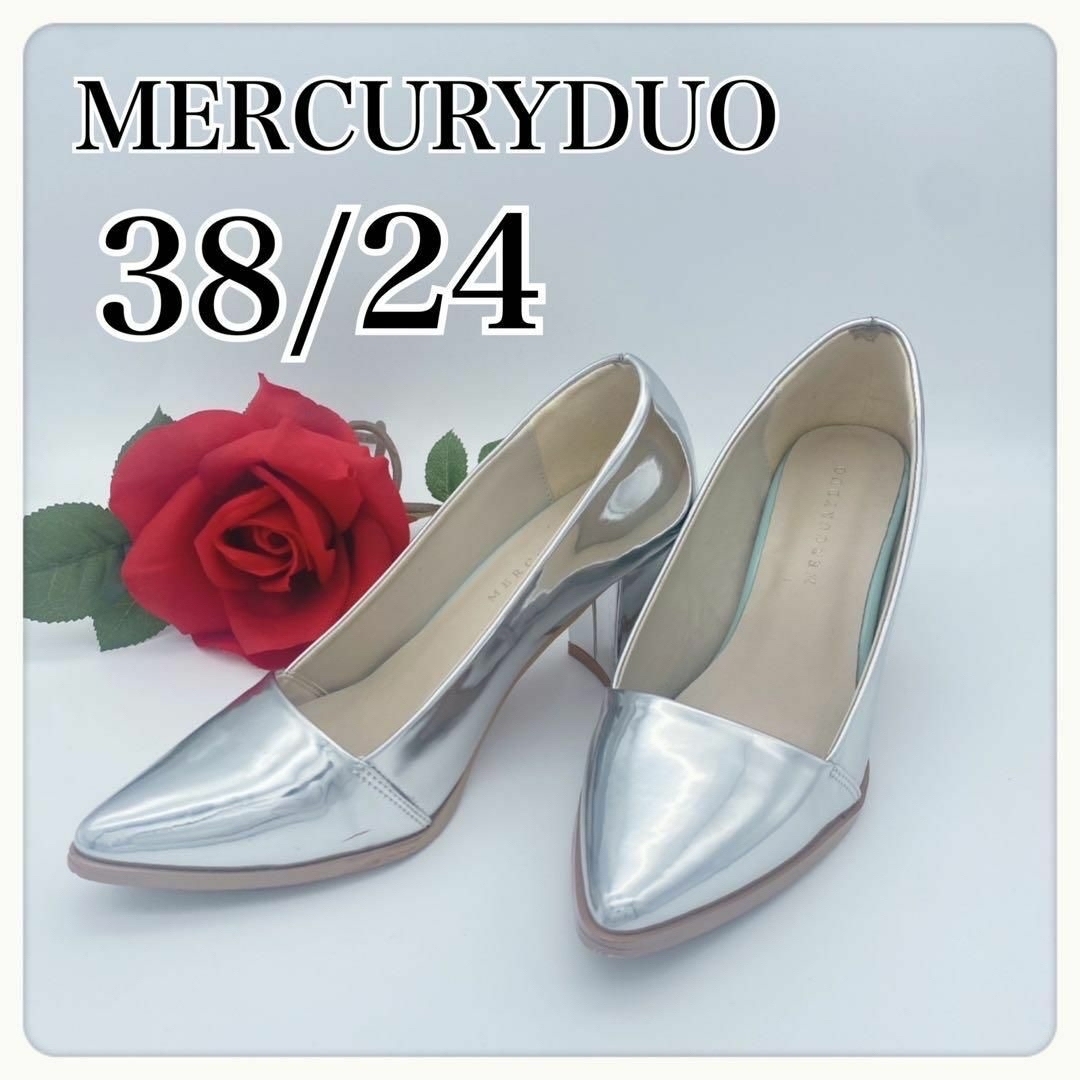 mercuryduo シルバーパンプス