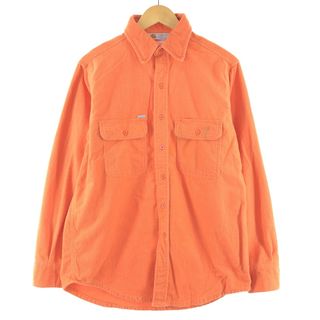 カーハート(carhartt)の古着 ~90年代 カーハート Carhartt 長袖 シャモアクロスシャツ メンズL /eaa374167(シャツ)