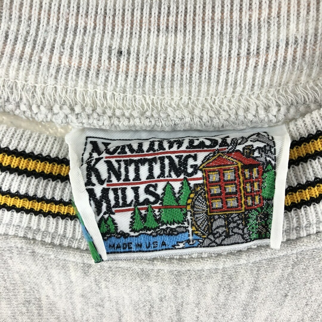 古着 NORTHWEST KNITTING MILLS ライン入り カレッジスウェットシャツ トレーナー USA製 メンズXXL /eaa376679 メンズのトップス(スウェット)の商品写真