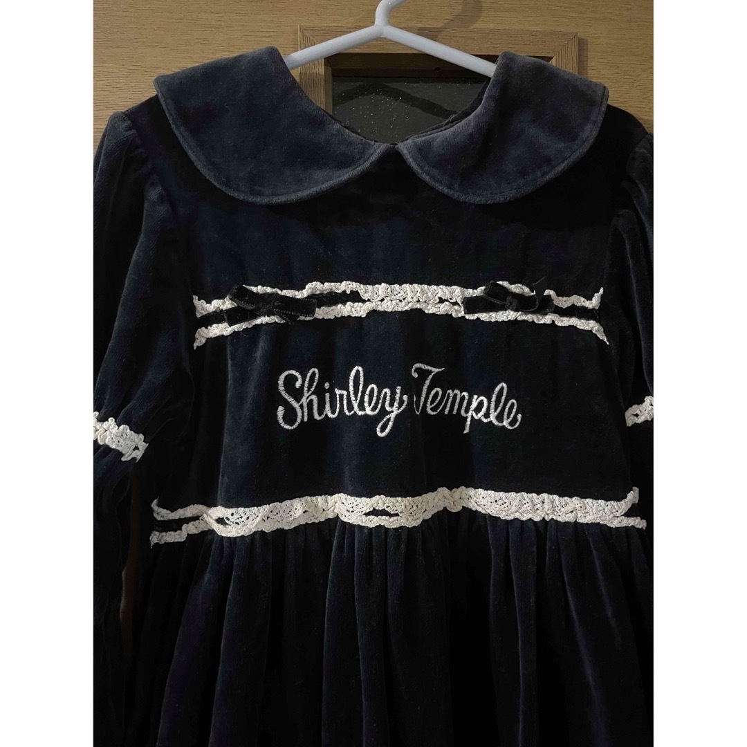 Shirley Temple(シャーリーテンプル)の［shirlytemple］シャーリーテンプル　ワンピース　120cm ベロア キッズ/ベビー/マタニティのキッズ服女の子用(90cm~)(ワンピース)の商品写真