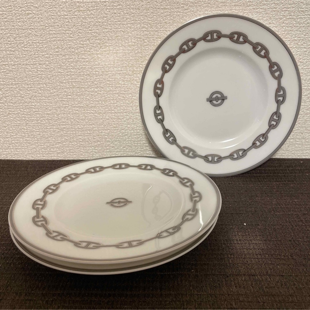 エルメス シェーヌダンクル プラチナ デザートプレート 16.5cm | フリマアプリ ラクマ