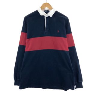 ラルフローレン(Ralph Lauren)の古着 ラルフローレン Ralph Lauren POLO by Ralph Lauren 長袖 ラガーシャツ メンズXL /eaa374157(シャツ)