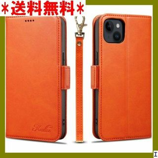 IP15 Keallce 対応 iPhone 15 スマホ ch オレンジ 66(モバイルケース/カバー)