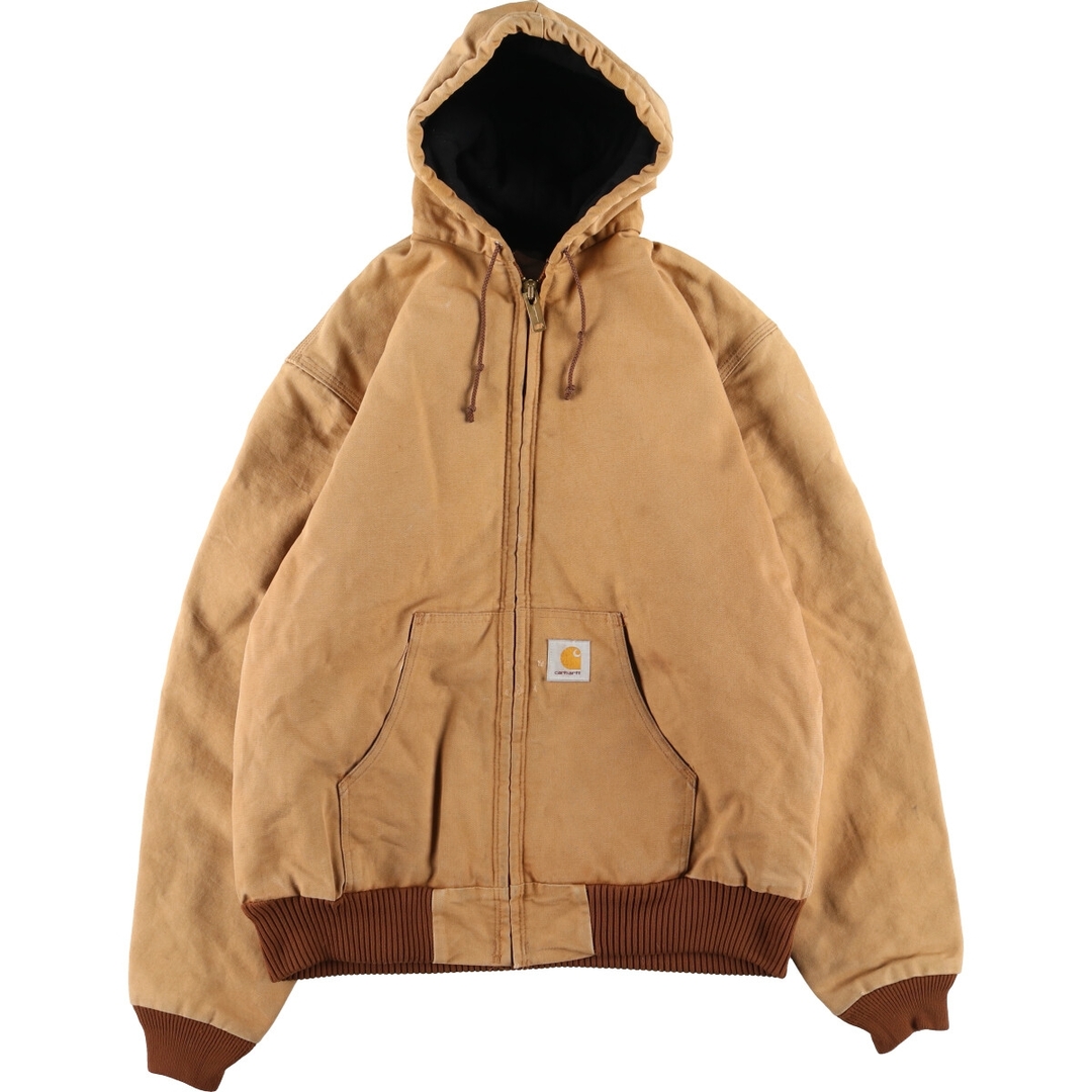 古着 90年代 カーハート Carhartt アクティブジャケット ダック地フルジップパーカー USA製 メンズXXL ヴィンテージ  /eaa359199 | フリマアプリ ラクマ