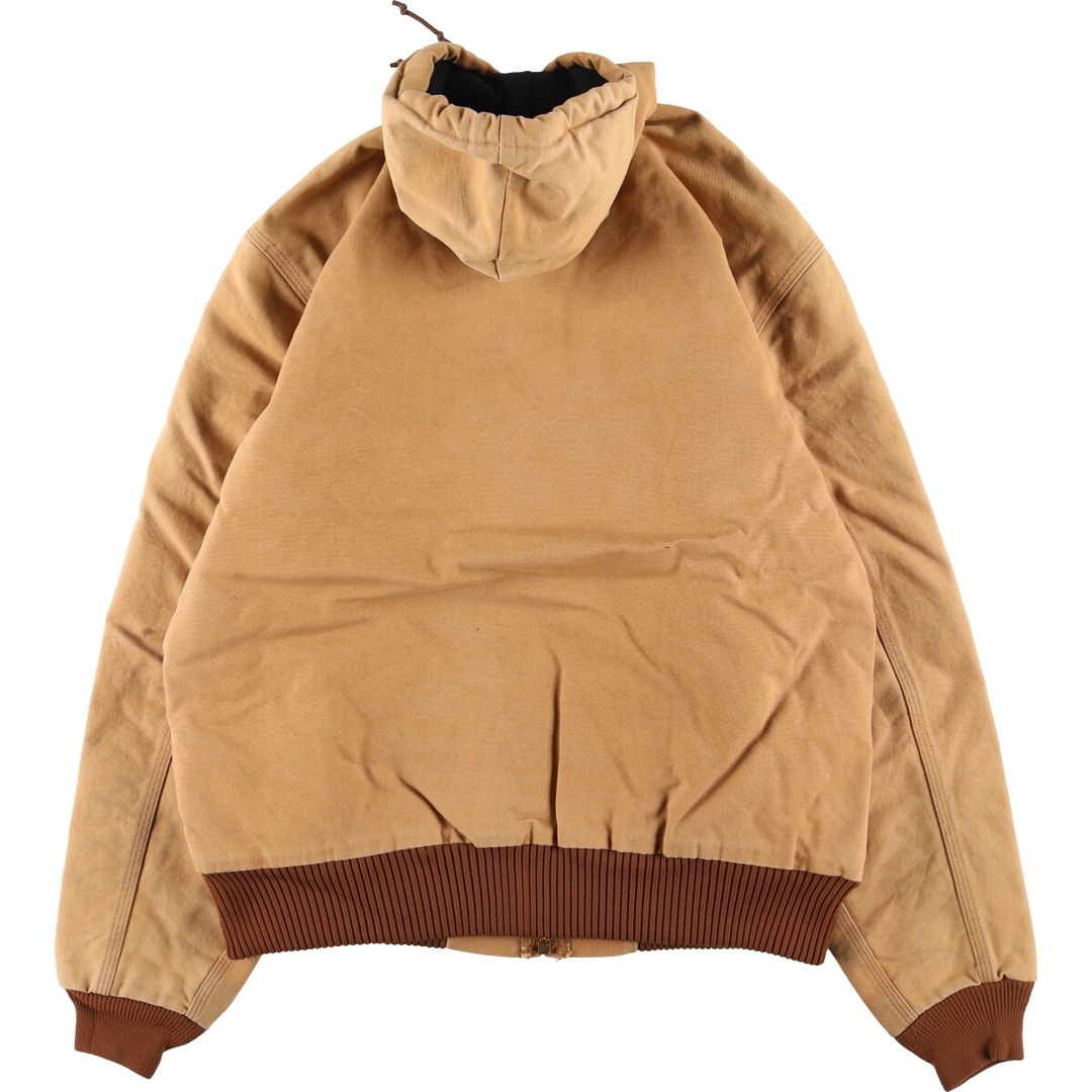 90年代 カーハート Carhartt アクティブジャケット ダック地フルジップパーカー USA製 メンズXXXL ヴィンテージ /eaa294572