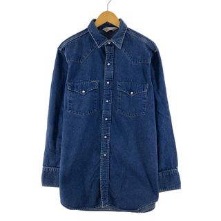 カーハート(carhartt)の古着 ~90年代 カーハート Carhartt 長袖 デニムウエスタンシャツ メンズL /eaa375153(シャツ)