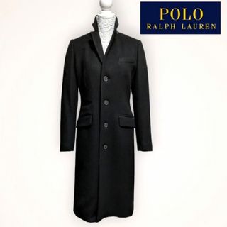 美品】ラルフローレン ロングコート カシミヤ ダブル チェスターコート 美品】ラルフローレン ロングコート カシミヤ ダブル チェスターコート