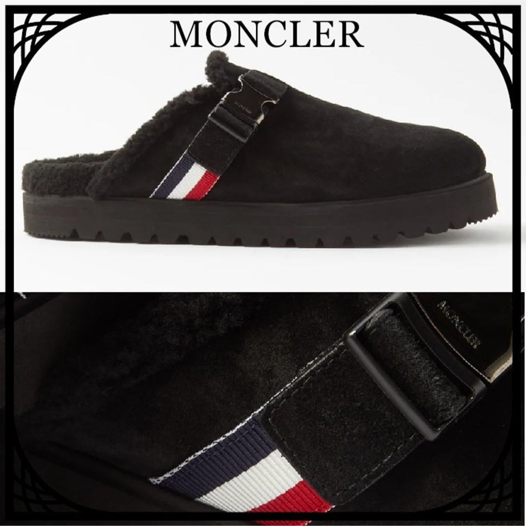 MONCLER モンクレール 18SS SLIDEWORKS スライドワークス サンダル ストラップベルト ブラック H109A4L00030