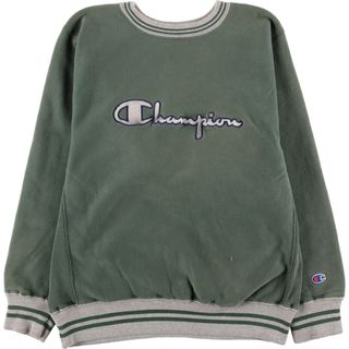 チャンピオン(Champion)の古着 90年代 チャンピオン Champion REVERSE WEAVE リバースウィーブ 刺繍タグ ロゴスウェット トレーナー メンズS ヴィンテージ /eaa375692(スウェット)