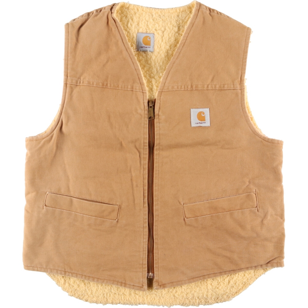 90年代 カーハート Carhartt ダック地ベスト メンズL ヴィンテージ /eaa372893