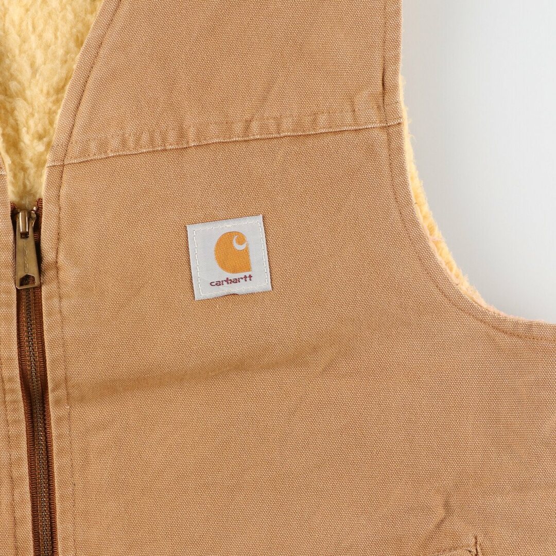 90年代 カーハート Carhartt ダック地ベスト メンズL ヴィンテージ /eaa372893 6