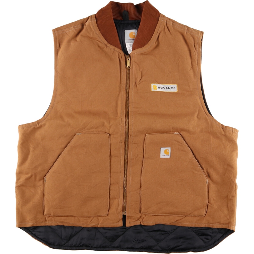 carhartt - 古着 90年代 カーハート Carhartt 中綿入り ダック地ベスト ...