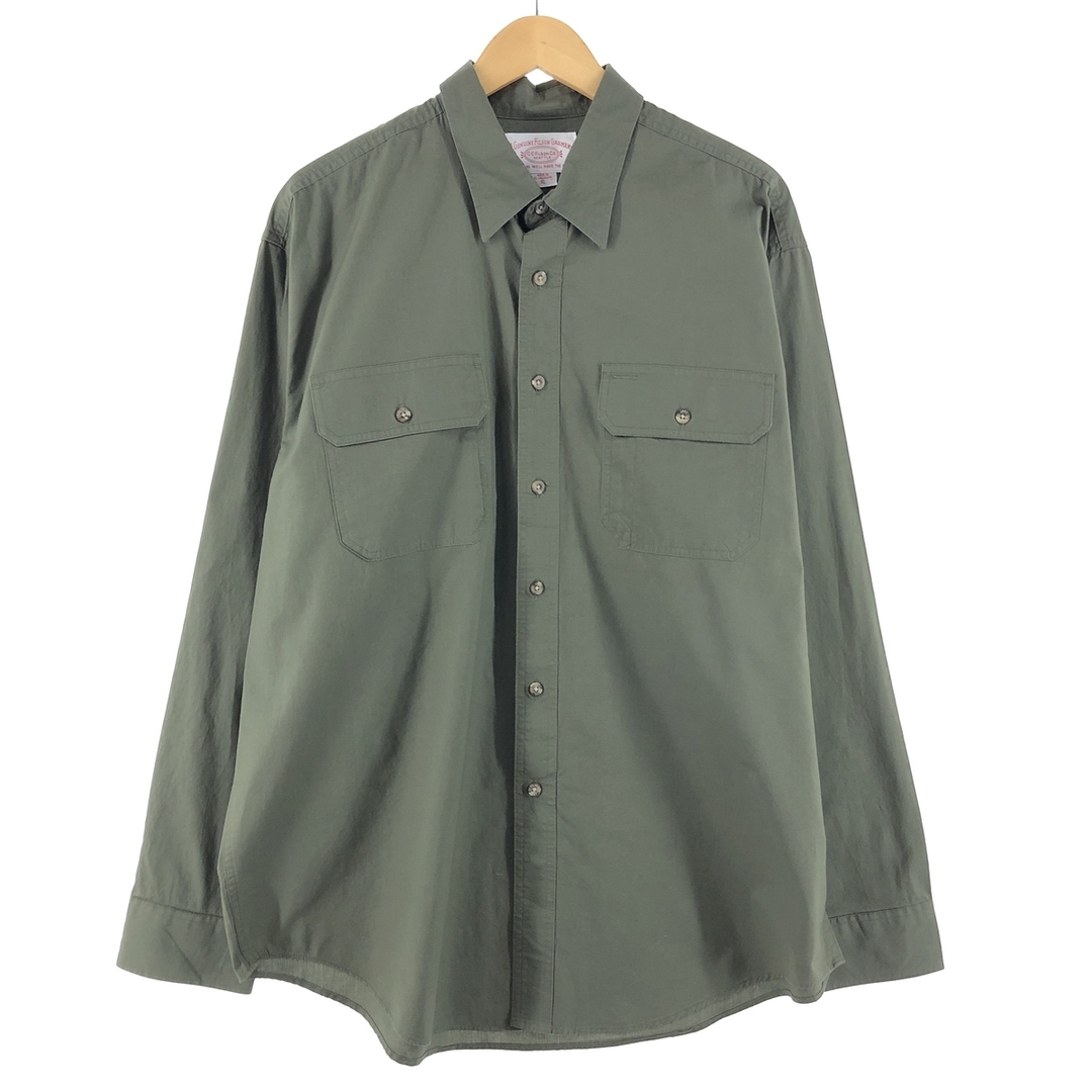 53cm袖丈FILSON GARMENT 長袖 コットンシャツ メンズXL /eaa375514