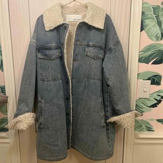 Whim Gazette DENIMボアブルゾン