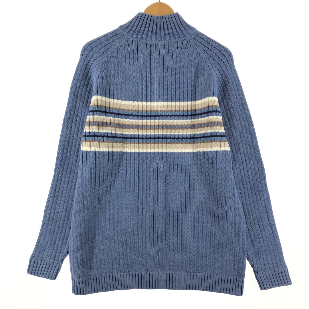 L.L.Bean - 古着 エルエルビーン L.L.Bean ライン入り コットンニット