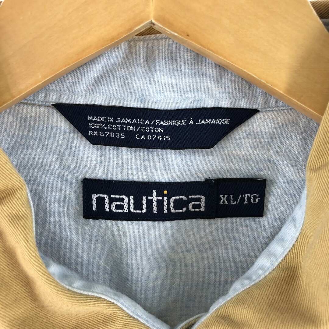 NAUTICA(ノーティカ)の古着 90年代 ノーティカ NAUTICA 長袖 ボタンダウンシャツ メンズXL ヴィンテージ /eaa375524 メンズのトップス(シャツ)の商品写真