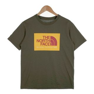 ザノースフェイス(THE NORTH FACE)のTHE NORTH FACE ノースフェイス ロゴプリント Tシャツ NT32155 オリーブ Size M(Tシャツ/カットソー(半袖/袖なし))