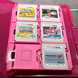 ニンテンドー3DS(ニンテンドー3DS)の3DS ソフトセット スーパーマリオ ルイージ 星のカービィ 他(家庭用ゲームソフト)